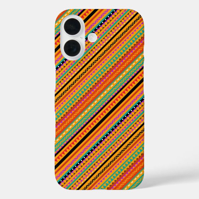 Süße farbenfrohe native aztekische Musterdesign Case-Mate iPhone Hülle (Rückseite)