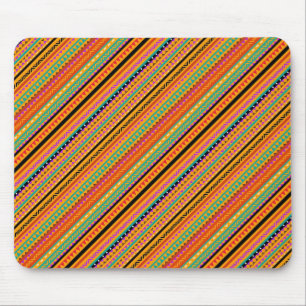 Süße farbenfrohe native aztekische Musterdesign Mousepad