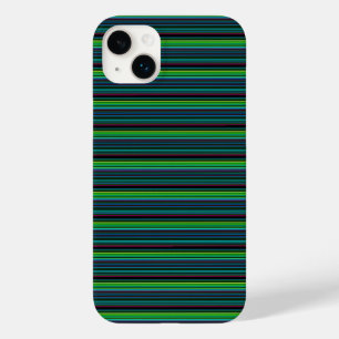 Süße farbenfrohe Neonstreifen Case-Mate iPhone 14 Plus Hülle