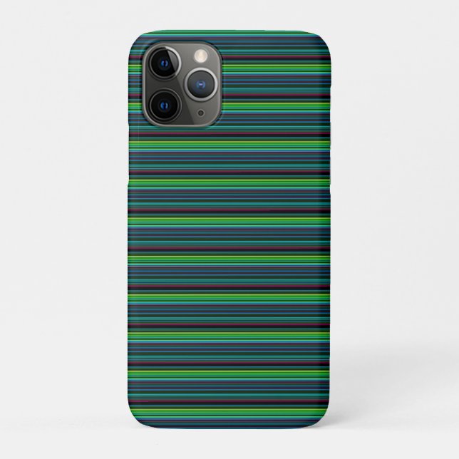 Süße farbenfrohe Neonstreifen Case-Mate iPhone Hülle (Rückseite)