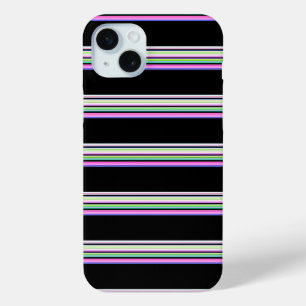Süße farbenfrohe Neonstreifen Case-Mate iPhone Hülle