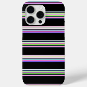 Süße farbenfrohe Neonstreifen Case-Mate iPhone Hülle