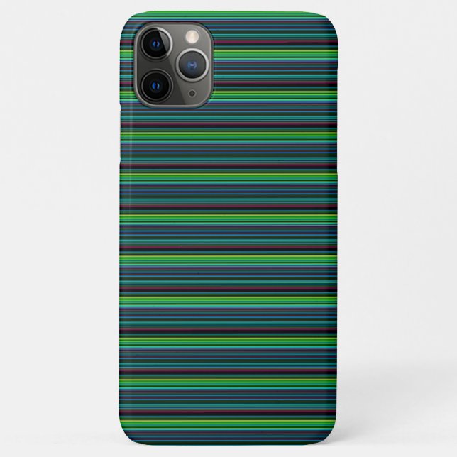 Süße farbenfrohe Neonstreifen Case-Mate iPhone Hülle (Rückseite)