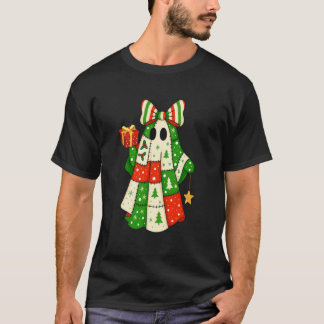 Süße farbenfrohe Patchwork-Geister Halloween-Weihn T-Shirt