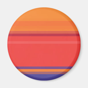 Süße farbenfrohe Sommerstreifen Magnet