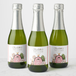 Süße Farmtiere im Wasserfarb-Stil - Babyparty 