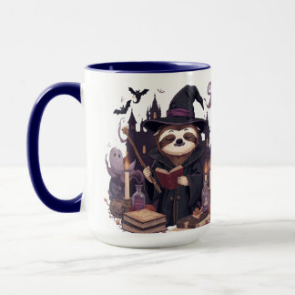 Süße Faultier Dark Magic Academy Halloween Tasse