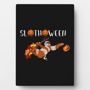 Süße Faultier Slothoween Halloween-Kostüm Fotoplatte