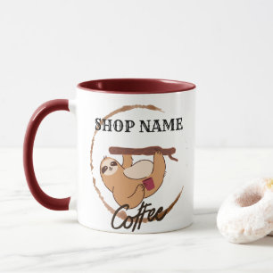 Süße Faultier-Tiere Kaffee Tee benutzerdefinierter Tasse