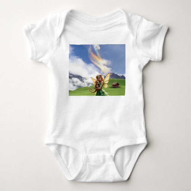 Süße Feen Baby Strampler (Vorderseite)