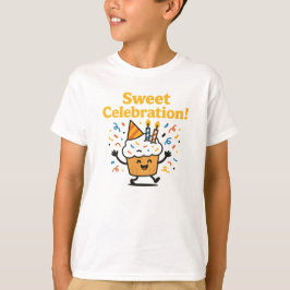 Süße Feier Süße Schokoladen-Cupcake-Design T-Shirt