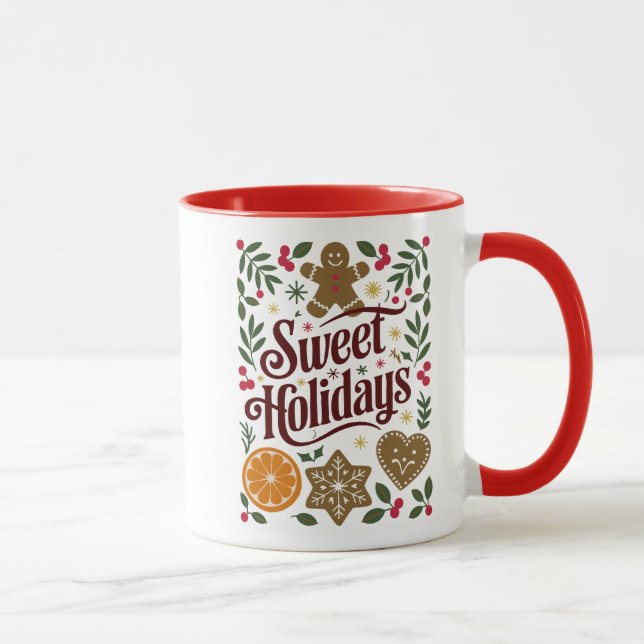 Süße Feiertage – Lebkuchen & Zitrusfrüchte Tasse (Rechts)