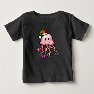 Süße Festliche Quallen Cartoon Baby T-shirt