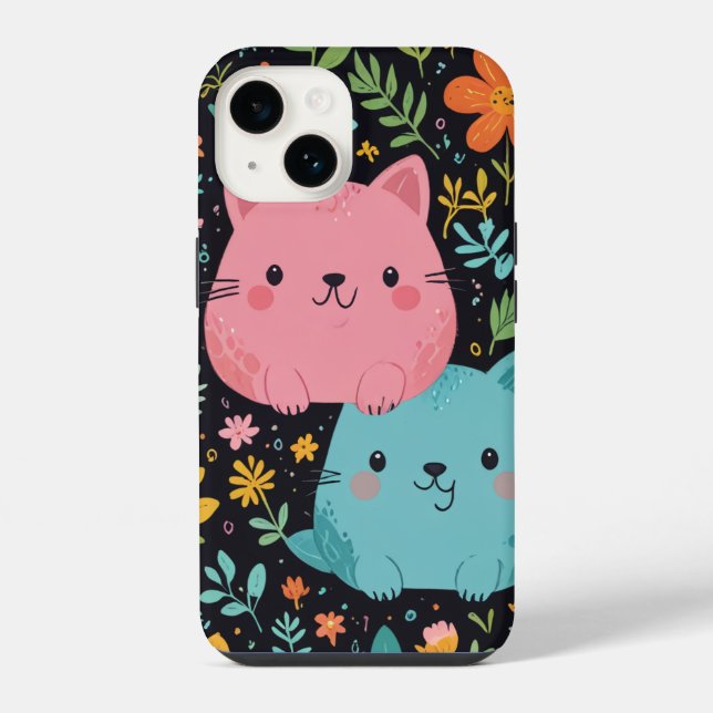 süße Figur-iPhone-Gehäuse iPhone Hülle (Rückseite)