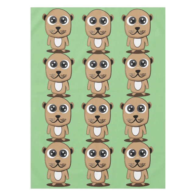 Süße Figur Tischdecke (Vorderseite)