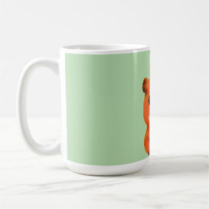 Süße flauschige Capybara mit Orange   Kawaii Tierk Kaffeetasse