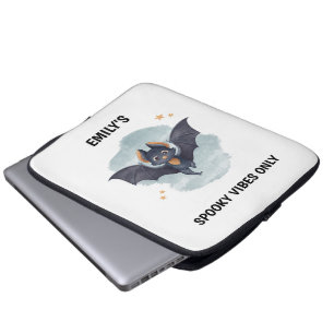 Süße Fledermaus, benutzerdefinierter Name, Hallowe Laptopschutzhülle