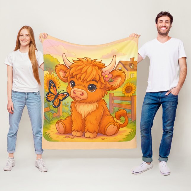 SÜSSE FLEECEDECKE (Beispiel)