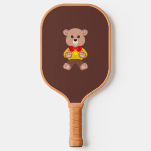 Süße Fliege Teddybär Blaues Raumschiff  Pickleball Schläger