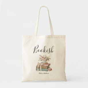 Süße Florale Buchliebhaber-Tasche Tragetasche