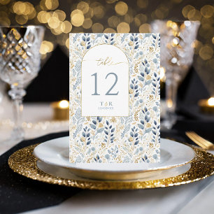 Süße florale Hochzeit Tischnummer ID1045