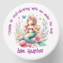 Süße florale magische Meerjungfrau Unterwasser-Geb