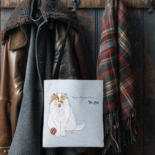 Süße Fluffige Perserkatze Lustiges Miauen Blau