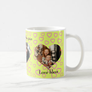 Süße Fotocollage Kaffeetasse