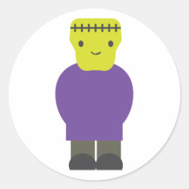 Süsse Frankenstein Monster Runder Aufkleber