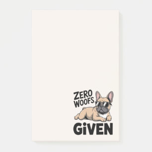 Süße Französische Bulldogge Freche Antisoziale Int Post-it Klebezettel