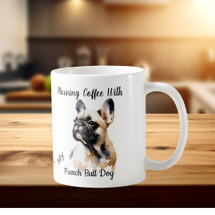 Süße Französische Bulldogge Sandy Browns Personali Kaffeetasse