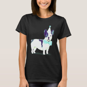 Süße Französische Bulldogge Schwarz-Weißer Welpe G T-Shirt