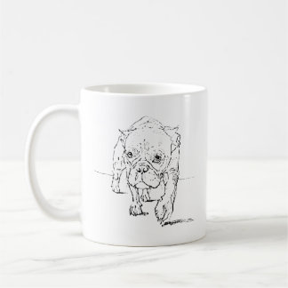 Süße Französische Bulldogge Tasse, Hunde Illustrat Kaffeetasse