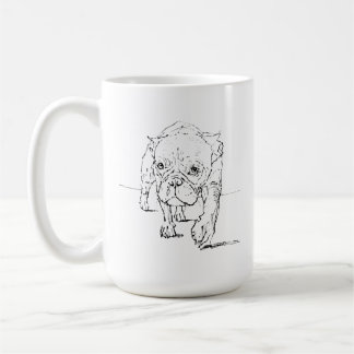 Süße Französische Bulldogge Tasse, Hunde Illustrat Kaffeetasse
