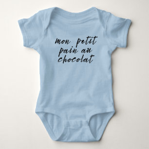 Süße französische Kosebezeichnung Baby Strampler