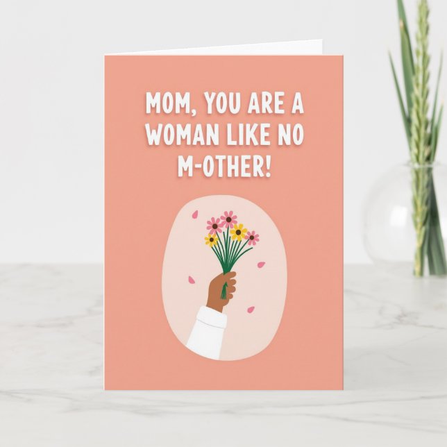 Süße Frau Muttertagskarte Karte (Vorderseite)