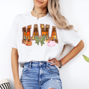 Süße Frauen Moderne Mama-Shirt Herbst-Typografie S T-Shirt