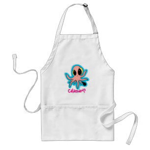 Süße, freche Baby-Oktopus-Carton-Schürze Schürze
