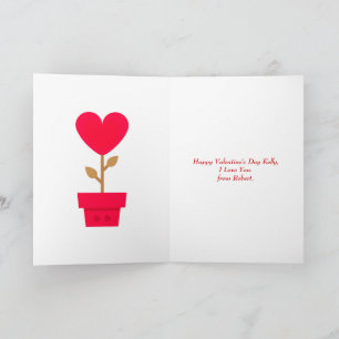 Süße freche Valentinstagskarte Feiertagskarte