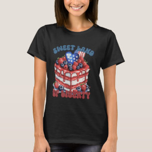 Süße Freiheits-Beeren-Torte 4. Juli T-Shirt