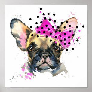 Süsse French Bull Dog Poster