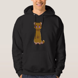 Süße Frettchen-Kapuzenjacke Hoodie