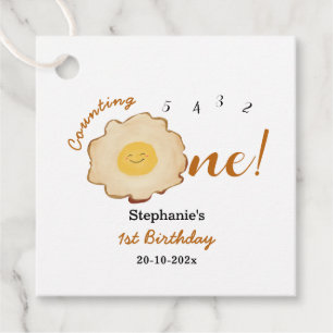 Süße Frittierte-Ei-1.-Geburtstags-Geschenkanhänger Geschenkanhänger