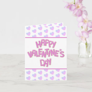 süße Frohe Valentinstag mit Keksen buchstabiert Karte