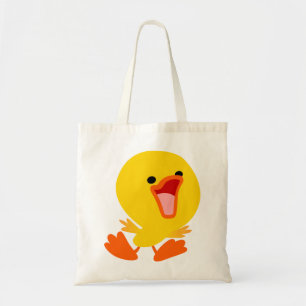 Süße fröhliche Cartoon-Entlein-Tasche Tragetasche