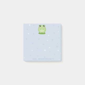 Süße Frosch-Haftnotizen, Schulbedarf zur Rückkehr Post-it Klebezettel