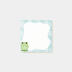 Süße Frosch-Notizzettel, grüne Post-it-Notizen Post-it Klebezettel