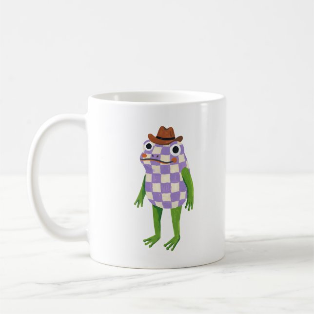 Süße Frosch-Western-Tasse Kaffeetasse (Links)