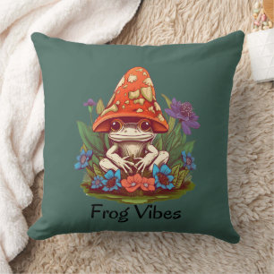 Süße Frosch-Wurfkissen Kissen