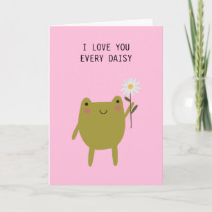 Süße Frösche Ich Liebe Dich Jede Margerite Liebe W Karte